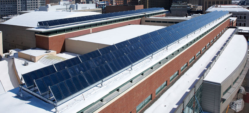 RiverCentre Solar Thermal System